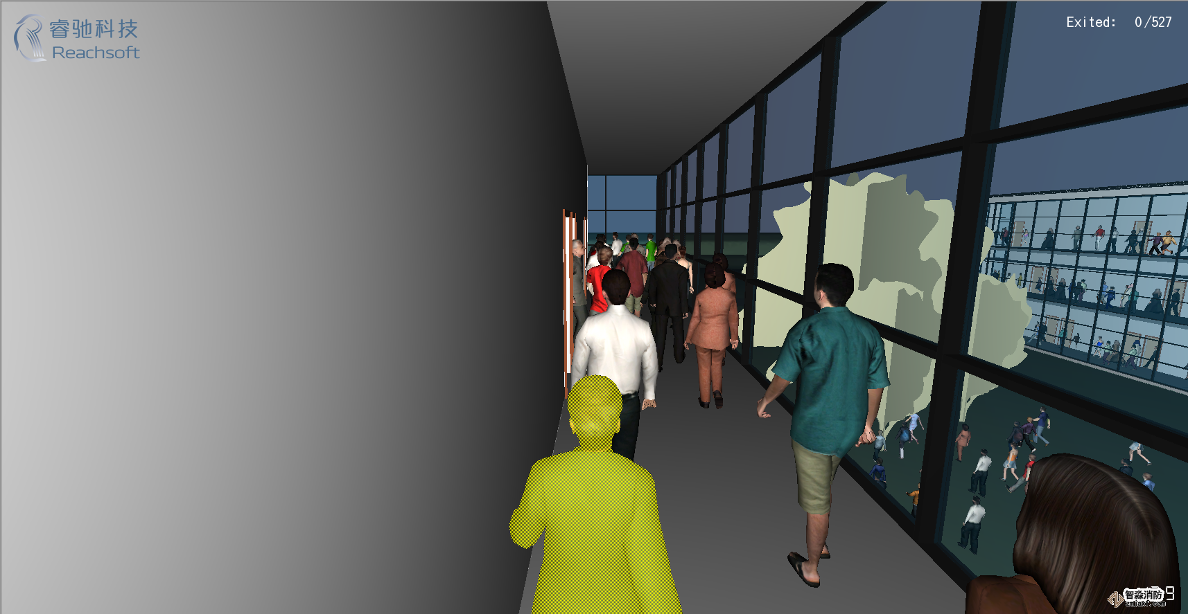 長沙消防安全評估長沙人員疏散能力模擬分析軟件Pathfinder10 長沙消防安全評估長沙人員疏散能力模擬分析軟件Pathfinder10